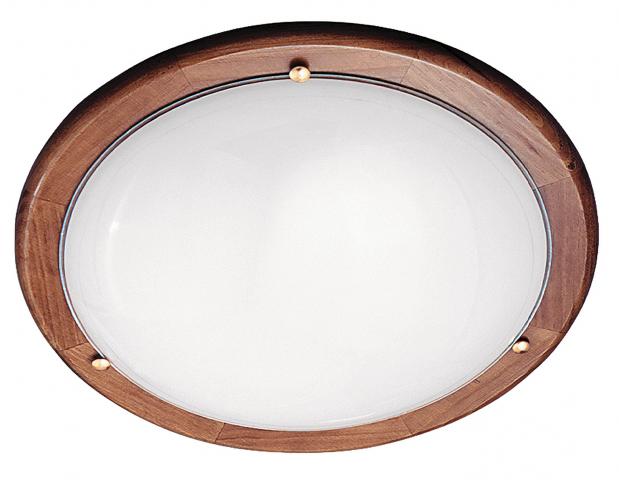 Плафон Ufo D40 дъб/ опал стъкло E27 60W - Плафони