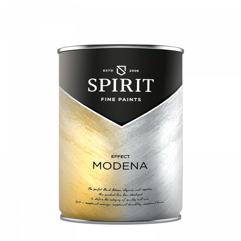 Ефектна боя Spirit Modena SILVER 1 л - Интериорни бои