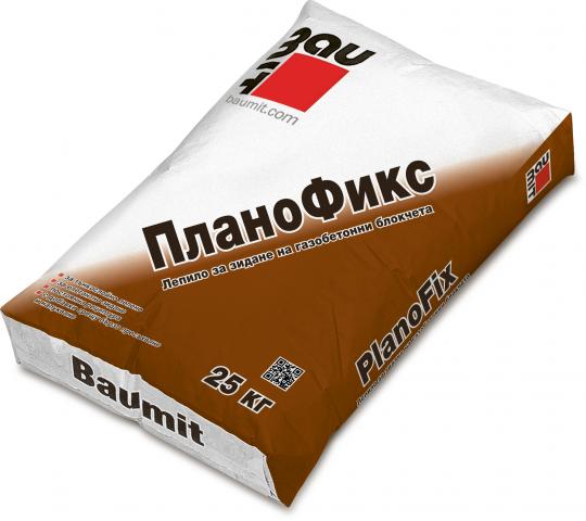 Лепило за зидарии Baumit ПланоФикс 25 кг - Зидарски смеси