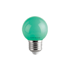 LED крушка Vivalux G45 1W E27 зелена - Лед крушки е27