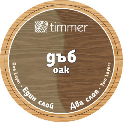 Байц за дърво Timmer 0.45 л дъб, снимка 4 - Лакове за дърво