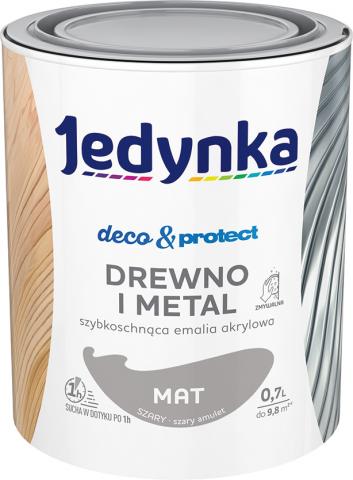 Бързосъхнеща боя Jedinka 0.7 л сив - Бои за метал