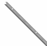 Шина за стена едноредова 1995 мм сива