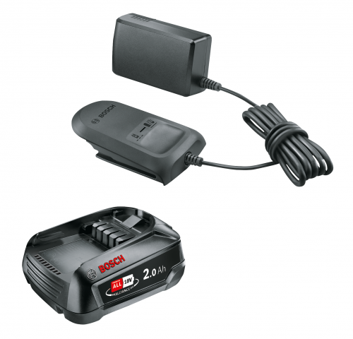 Стартов сет Bosch PBA батерия 18V 2Ah + зарядно AL18V-20 - Батерии и зарядни устройства