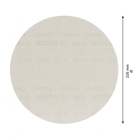 Мрежа за шлифоване EXPERT М480 225мм P120 Bosch, снимка 2 - Шкурка на брой
