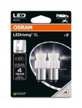 Авто крушка LED P21/5W Osram 12V BAY15d