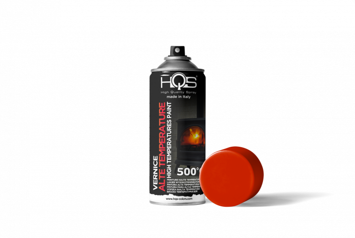 Високотемпературен спрей HQS 400 мл сребро - Бои за метал