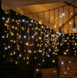 Висулка PVC с ФЛАШ LED 180 т. бели, 3.6 / 0.5 м.