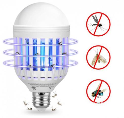 LED лампа против комари Lightex 6W Е27 6500K Lightex, снимка 2 - Лед крушки е27