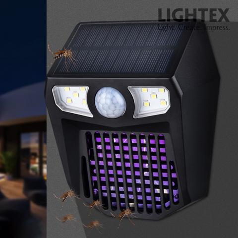 LED соларна лампа Lightex Electra против комари със сензор, снимка 2 - Осветителни тела