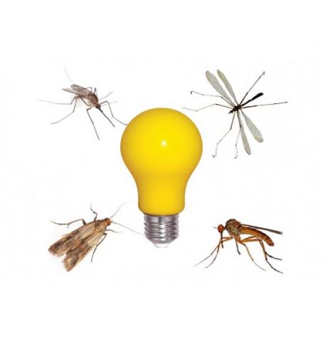 LED крушка за комари Lightex Buzzz 6W E27 A60 2200K - Лед крушки е27