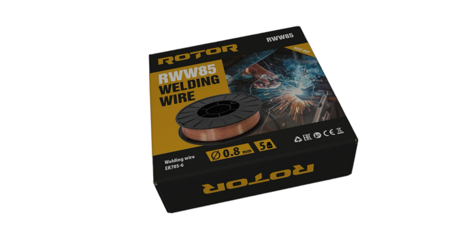 Заваръчна тел Rotor RWW0.8-5ER 0.8 мм 5 кг, снимка 4 - Заваръчна тел