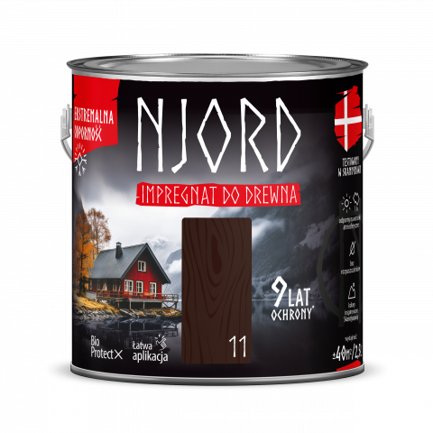 Боя Njord 2.5 л цвят 11 - Лакове за дърво