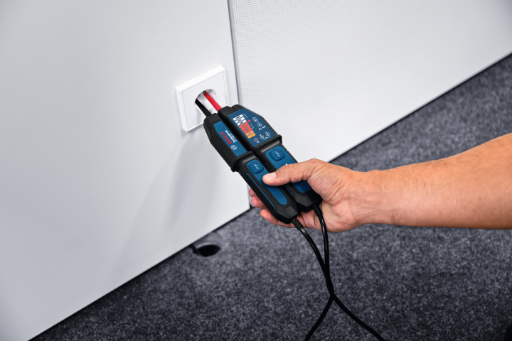 Тестер за напрежение Bosch Blue GVT 1000-15, снимка 3 - Детектори