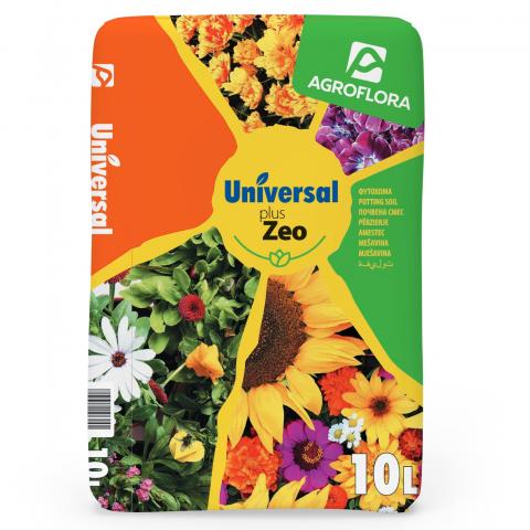Universal+ ZEO Почва за цветя 10л - Балконски почви