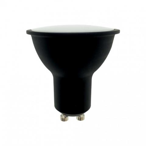 LED крушка Lightex GU10 7W 556 lm 6500K черна - Лед крушки gu10