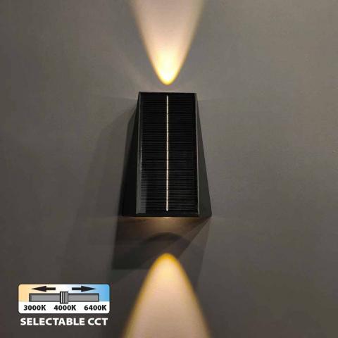 Соларен LED аплик Vivalux Polux 4 W, снимка 5 - Градински лампи