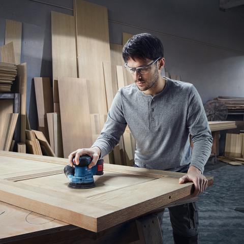 Акумулаторен ексцентършлайф Bosch Blue GEX 185 Solo, снимка 9 - Ексцентършлайфи
