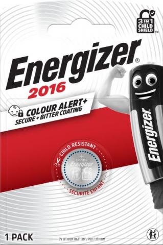 Батерия Energizer Lithium CR2016 3V 1 бр. - Батерии тип 