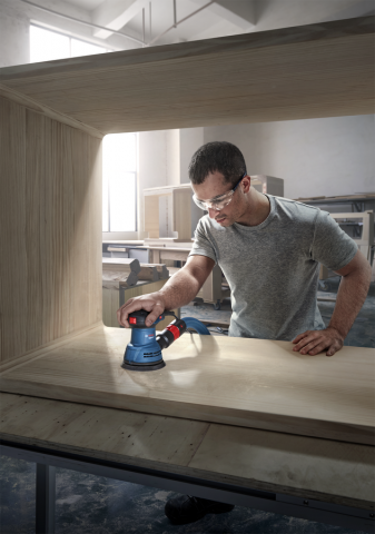 Ексцентършлайф GEX 125-1 AE Bosch Blue new, снимка 6 - Ексцентършлайфи