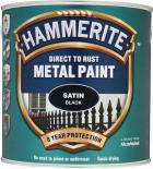 Боя за метал Hammerite 2.5 л черен сатен