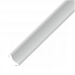 Лепящ се ъгъл 20 PVC 1 м бял