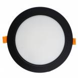 LED луна Lightex Caro черна IP54 18W 1440 lm CCT, кръг ф170 мм
