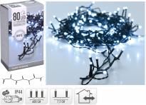 Светлинна верига 80 LED бяла светлина