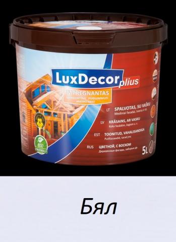 Импрегнатор Luxdecor 1 л бял - Лакове за дърво