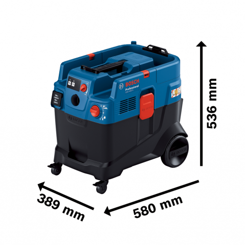 Прахосмукачка за сухо и мокро прахоулавяне Bosch Blue GAS 400A, снимка 3 - Прахосмукачки за сухо и мокро почистване