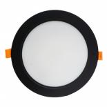 LED луна Lightex Caro черна IP54 12W 960 lm CCT, кръг ф145 мм