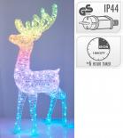 Светещ LED елен 120 см