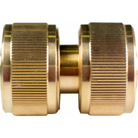 Съединител за маркуч 3/4" x 3/4" месингов TG - Конектори месинг