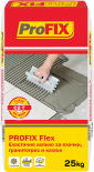 Еластично лепило за плочки Profix Flex 25 кг