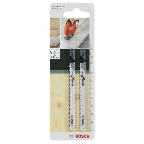 Ножчета Bosch за прободен трион за дърво U101BR 2 бр., снимка 2 - Ножчета за прободен трион