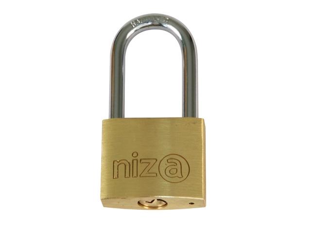 Катинар месинг високо рамо NIZA 30мм - Механични катинари