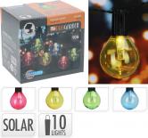 LED многоцветни парти крушки 10 бр.