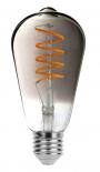 LED крушка филамент E27 ST64 4W 200 lm 2700K, опушена