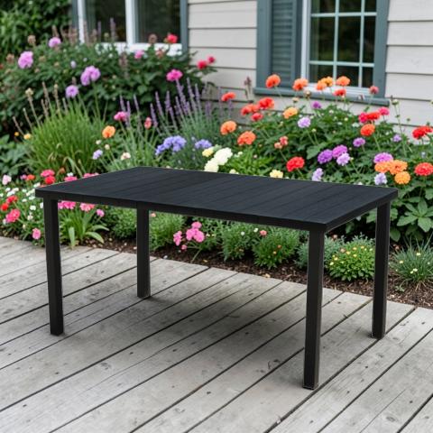 Градинска трапезна маса 150x90x71.5 см, снимка 2 - Pvc маси