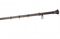 Телескопичен корниз Тея 160-300 см кафяво-златно