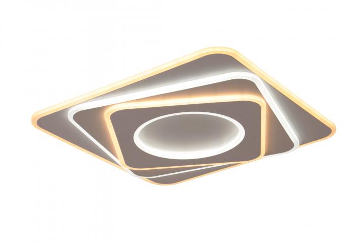 LED плафониера Карина 105W 6720 lm, 3000K+6000K-4000K дистанционно управление - Плафони