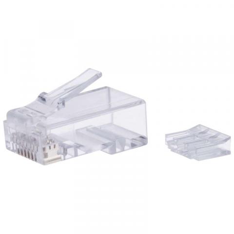 Конектор Cat 6 Solid RJ45 UTP 20 бр. - Кабелни накрайници