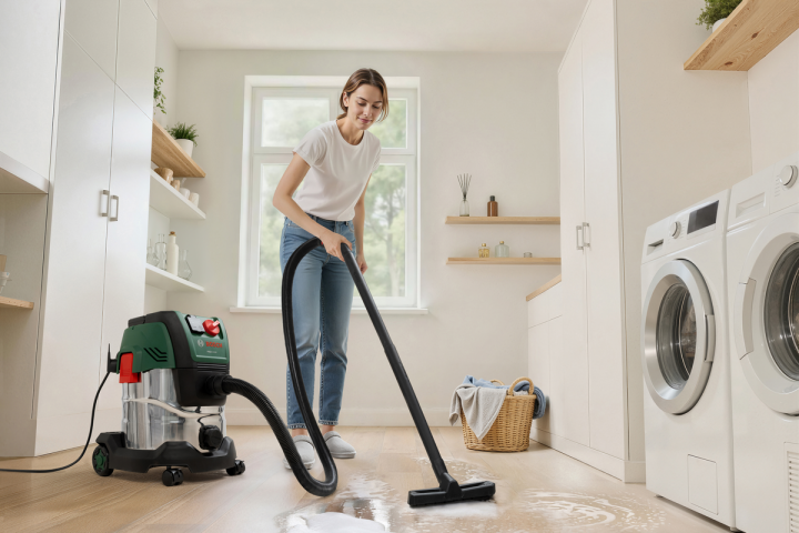 Прахосмукачка Bosch PAS 20-220P, снимка 6 - Прахосмукачки за сухо и мокро почистване