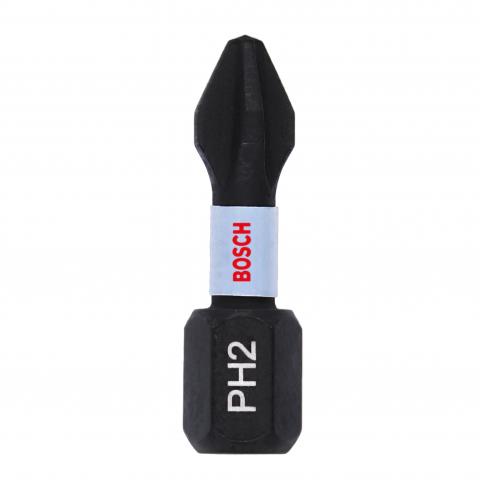 Комплект битове Bosch Impact Control PH2 25 мм 2 бр., снимка 2 - Битове