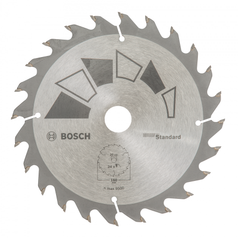 Циркулярен диск Bosch 160x2,2x20/16 мм Z=24, снимка 2 - Циркулярни дискове