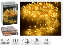 Светлинен клъстер 100 LED топло бяла светлина