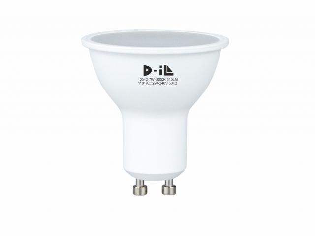 LED крушка GU10 7W 510 lm 3000K - Лед крушки gu10