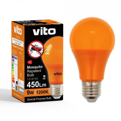 LED крушка против комари E27 9W 450 lm 1200K - Лед крушки е27