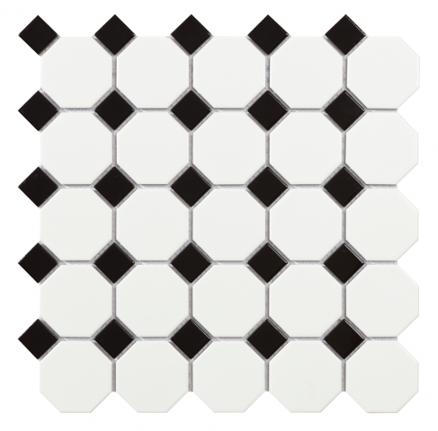 Мозайка Octogon White Matt 29.5x29.5 - Мозайки