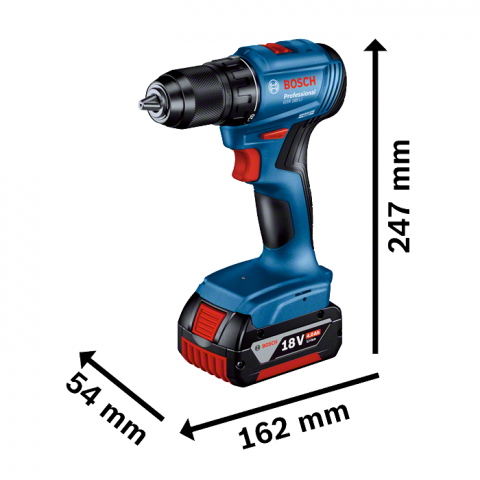 Акумулаторен комплект Bosch GSR185+GDX180+GWS180, снимка 7 - Електроинструменти
